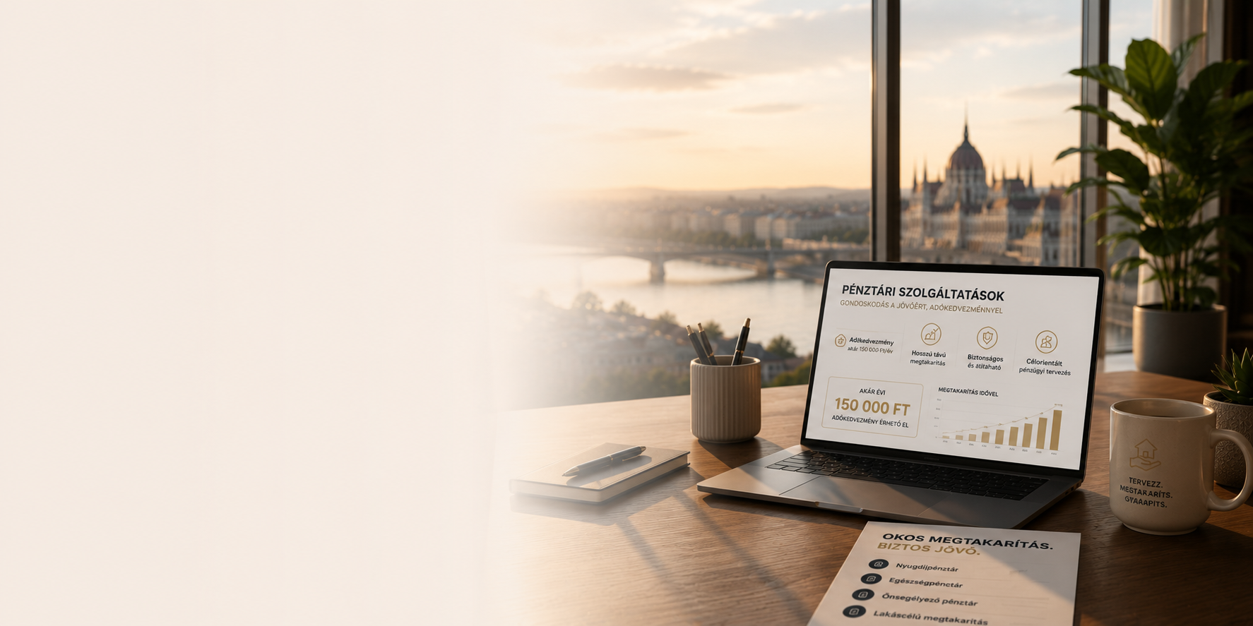 Laptop pénztári szolgáltatások dashboarddal, a tanácsadás inspirációja